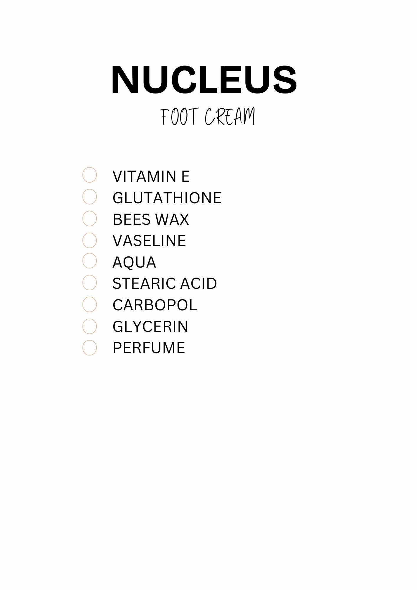 Foot Cream - Nucleus™ - Nucleus