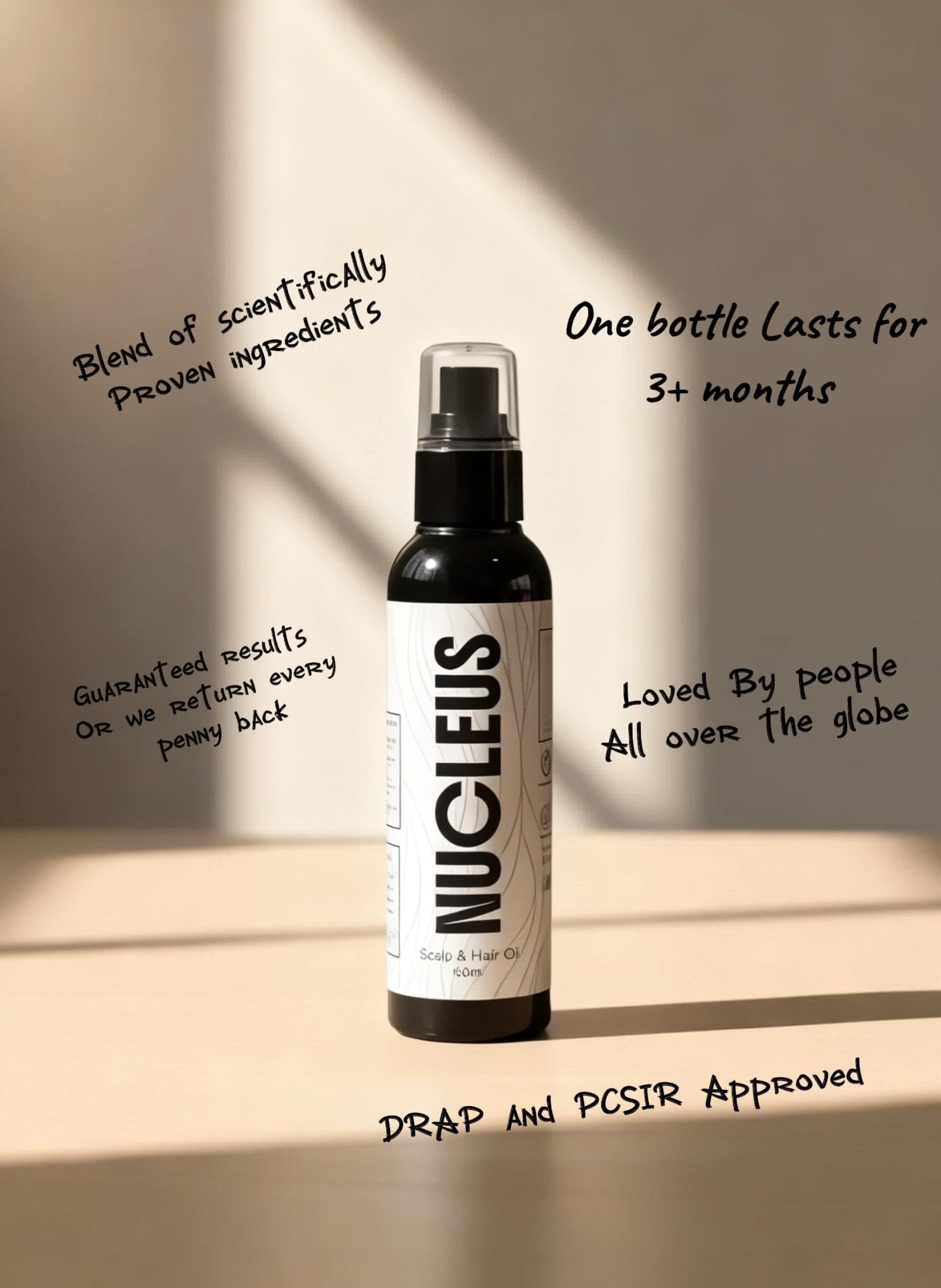 Scalp & Hair Oil - Nucleus - Nucleus