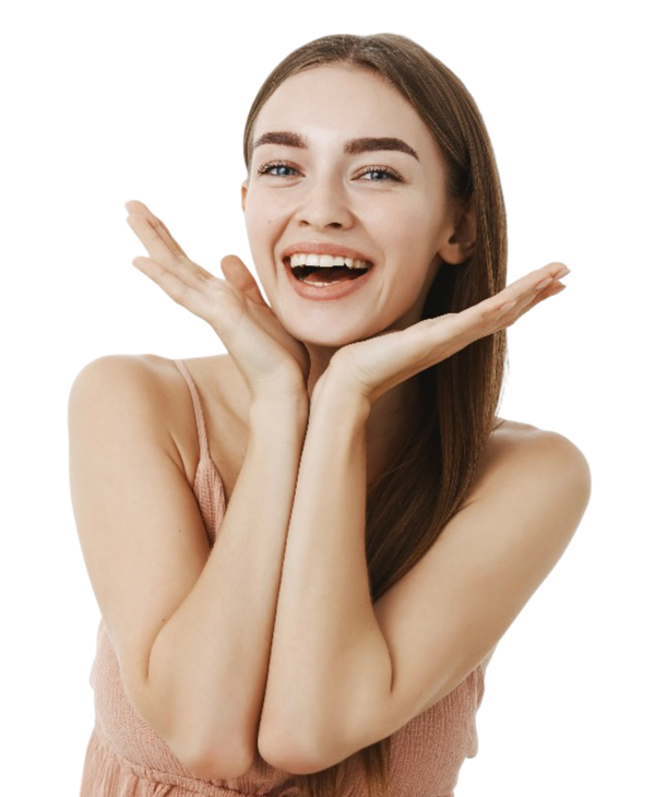 Skincare model